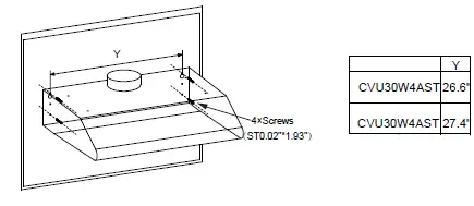Comfee CVU30W4AST Range Hood 12