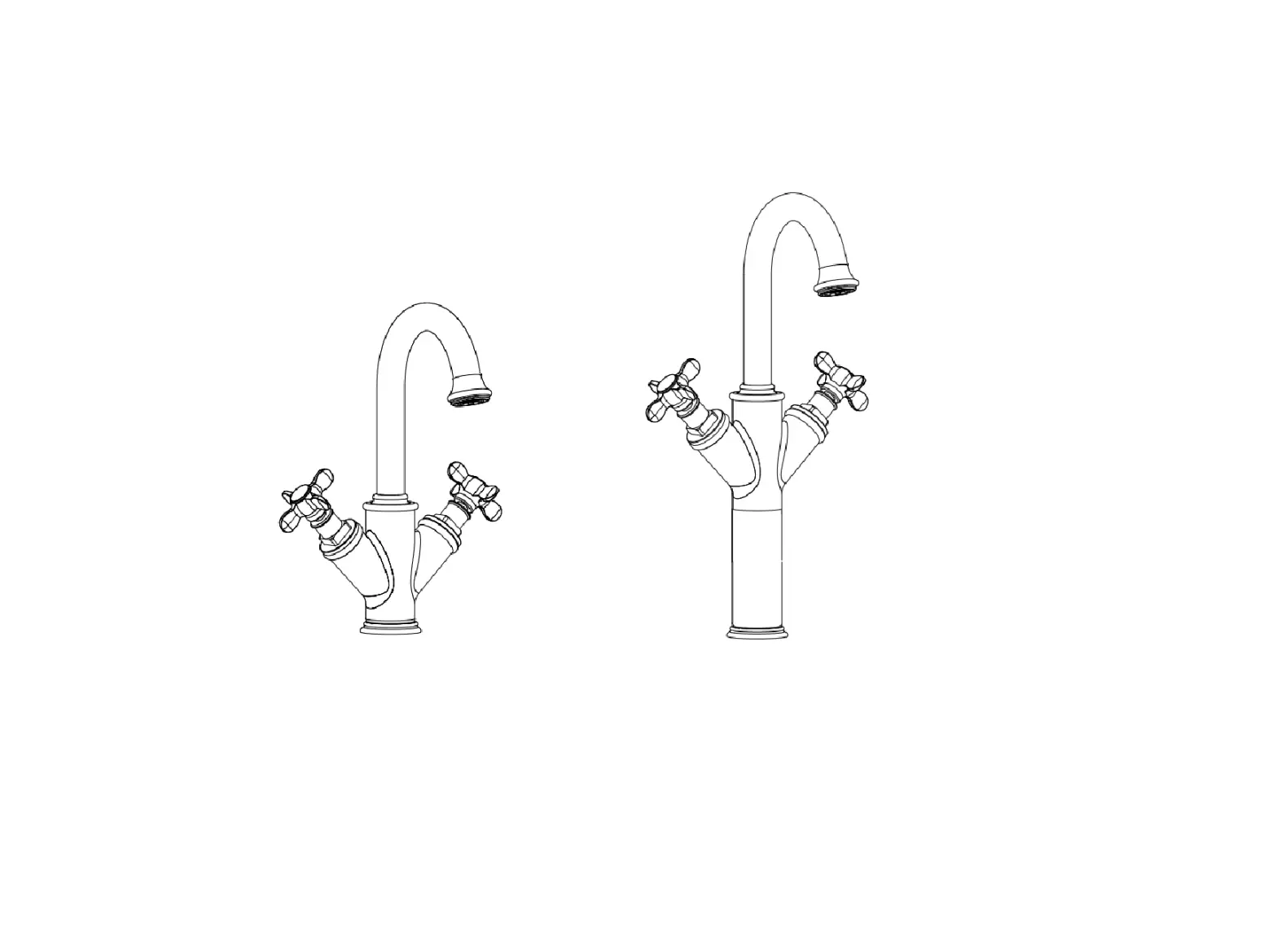 Camden Beba_25960 Double-handle Basin Mixer Tap User Manual