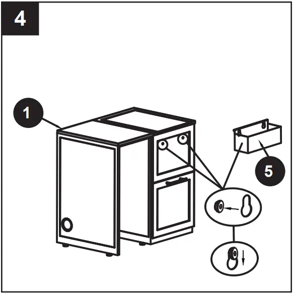 allen roth FHTA80081C 2 Outdoor Kitchen Entertainment Cabinet - FIGURE 6