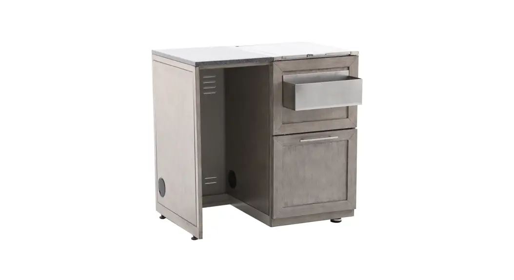 Allen Roth Fhta80081c-2 Outdoor Kitchen Entertainment Cabinet Instruction Manual
