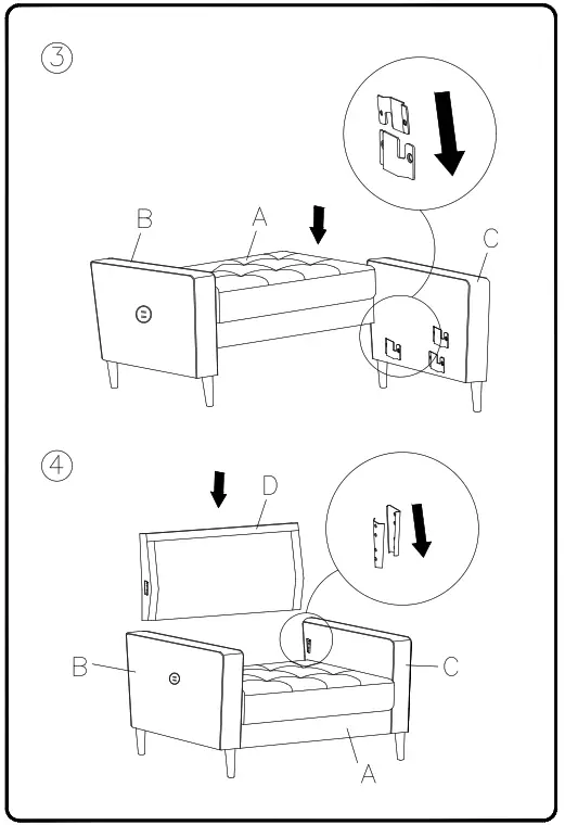 ASHLEY 5460420 Room Darlow Chair - 4