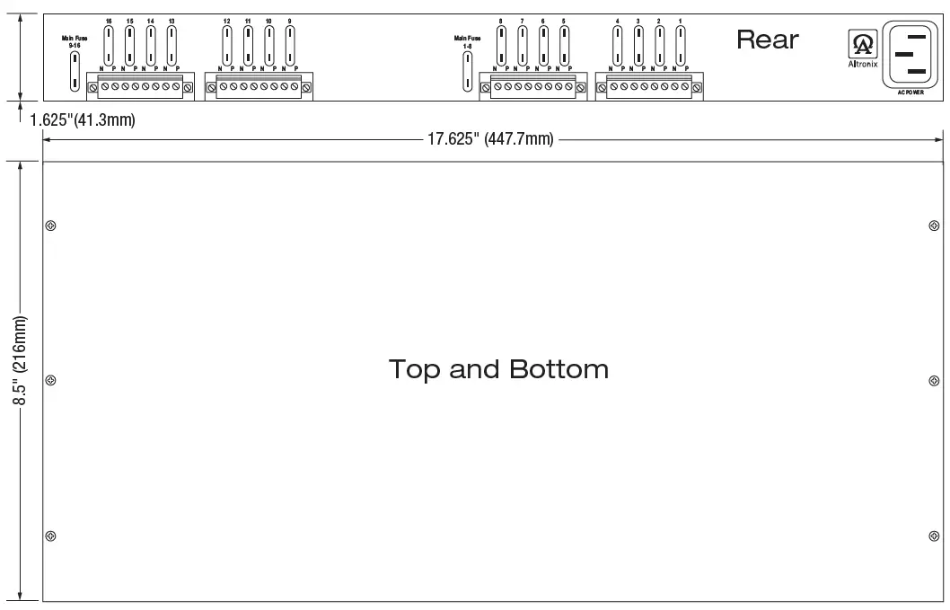 Altronix-VertiLine16C-Series-CCTV-Rack-Mount-Power-Supplies-FIG-4