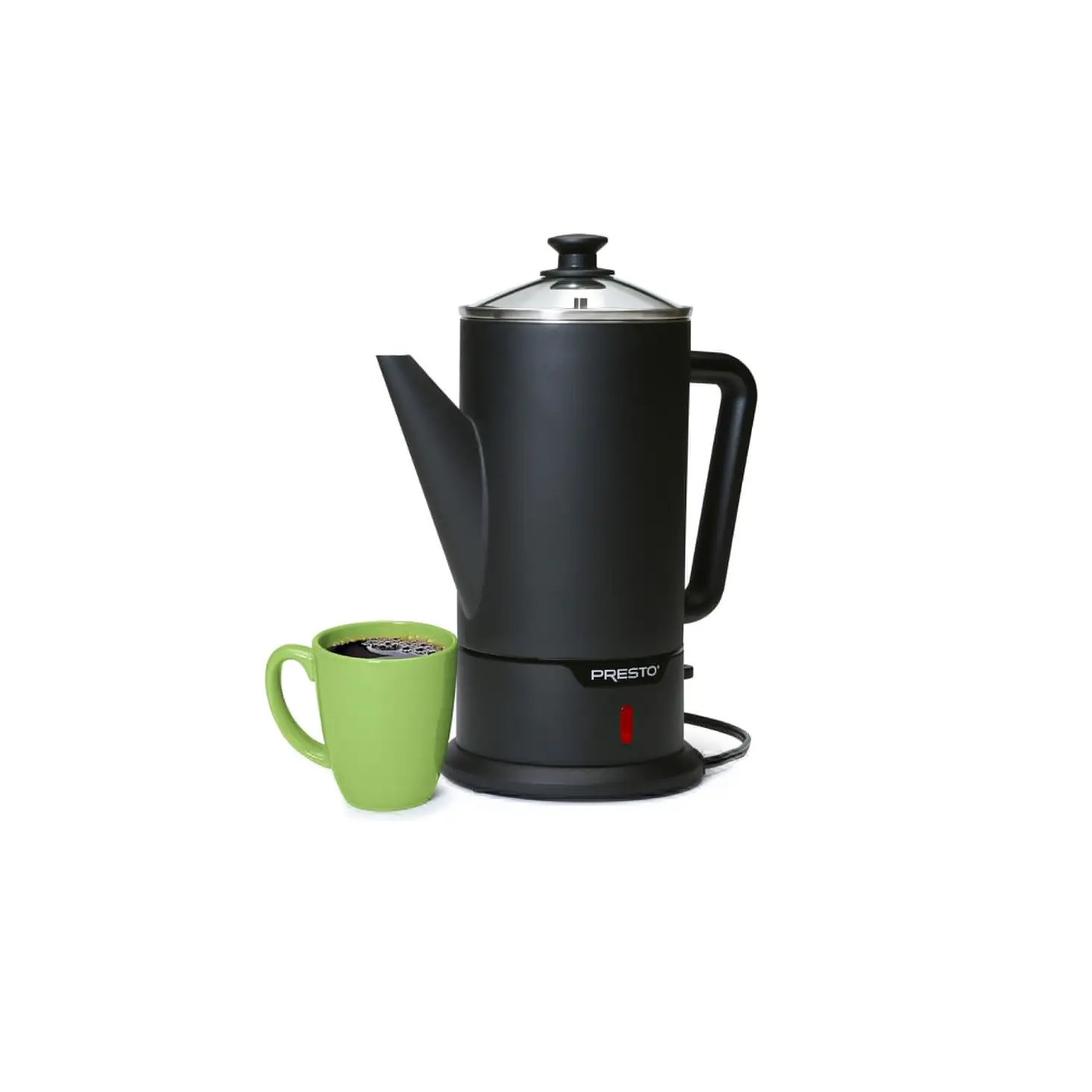 Presto 02815 Coffee Maker Cordless-serve 12-cup Stainless Steel Instruction Manual