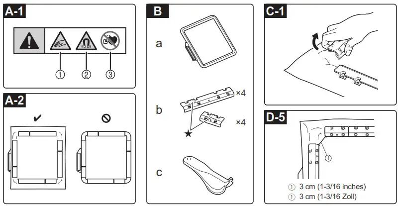 brother Magnetic Frame H 254mm x W 254mm - Product Overview 1