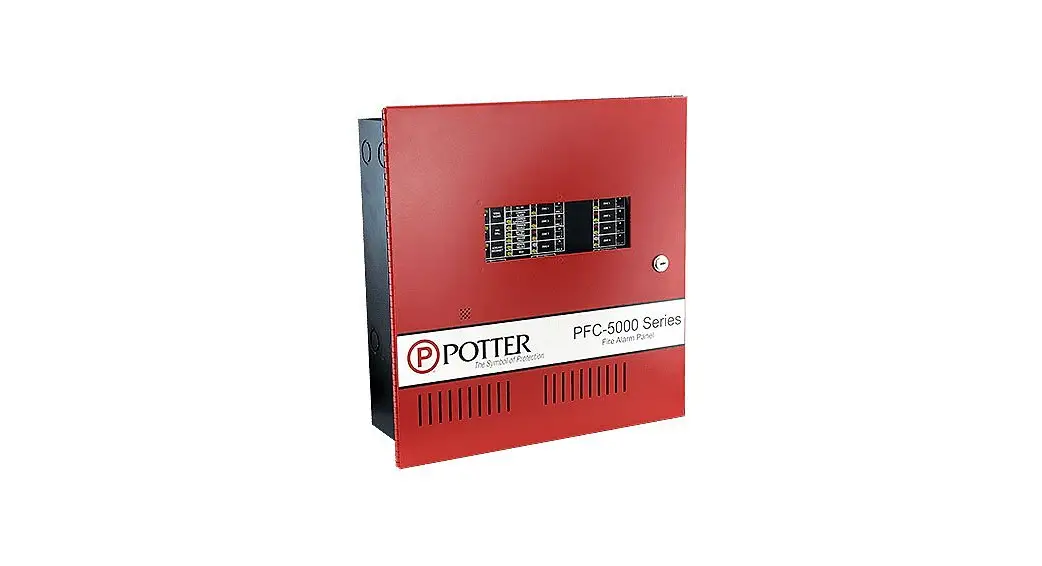 Potter Pfc-5008 Fire Panel Instruction Manual