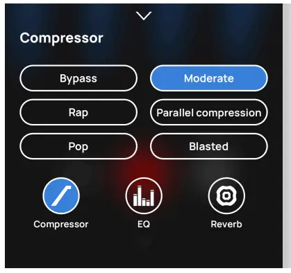 VOLOCO 4th Edition Voice Processing App - Compressor