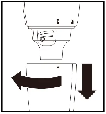 Commercial CHEF CHIB50B Hand Blender - blender shaft