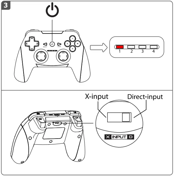 Trust GXT 545 Yula Wireless Gamepad - fig3