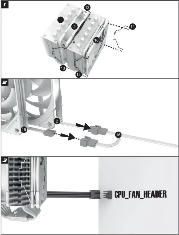 Alpenf hn 84000000211 Brocken 4 Max Dual Tower 120mm CPU Cooler-FIG6