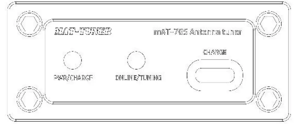MAT-TUNER mAT-705 Automatic Antenna Tuner Transceiver - Panel
