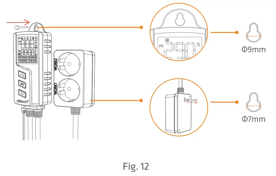 Elitech STC 1000Pro TH 2 Stage Outlet Thermostat LCD Screen - Equipment