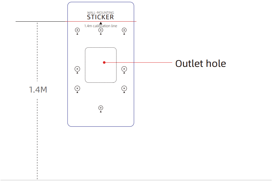 uni ubi Uface 5 OS M355C3 V R23WFC Temp AI Face Recognition System - Outlet hole