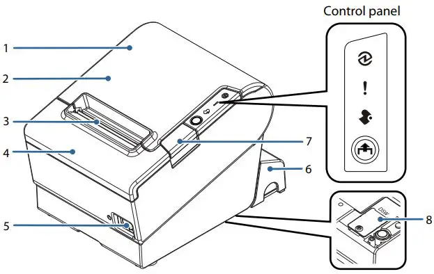 EPSON TM-T88VI-iHub Thermal POS Receipt Printer-fig2