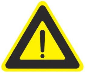 Caution logo t123