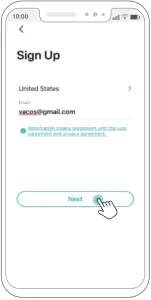 Create Your Vacos Account Picture 2