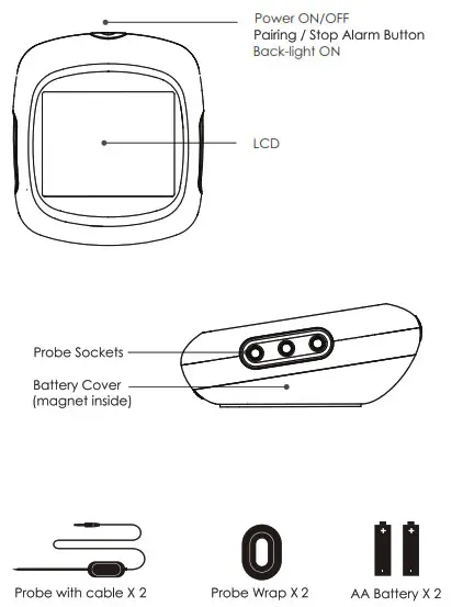 HERS EasyBBQ Pro Smart Wireless Thermometer