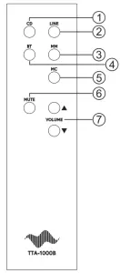 TAGA HARMONY TTA 1000B High End Vacuum Tube -Remote