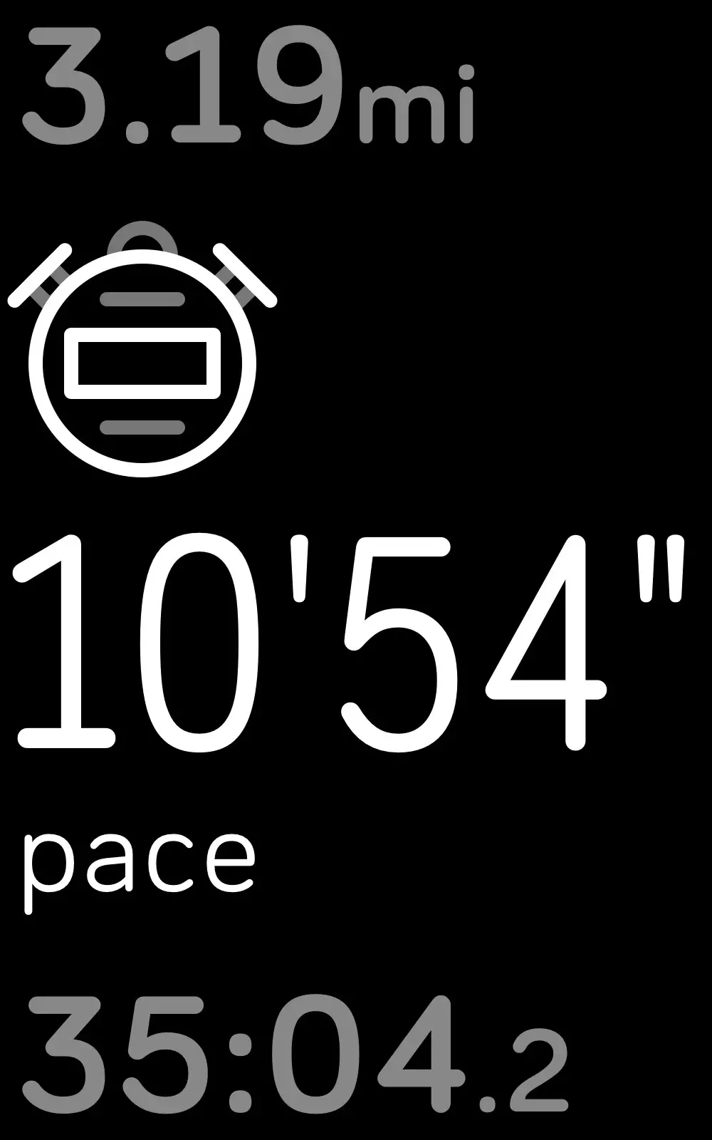 fitbit charge 3 Smartwatch - time stats