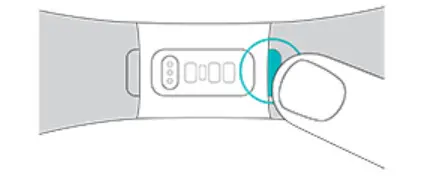 fitbit charge 3 Smartwatch - Remove a band