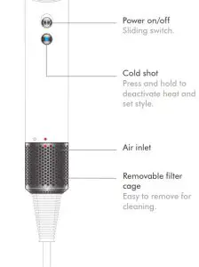 dyson HD03 Supersonic Hair Dryer- IFunctions