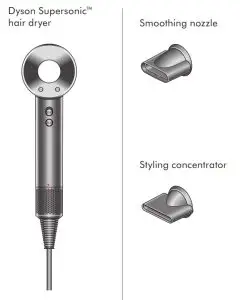 dyson HD03 Supersonic Hair Dryer- Smoothing