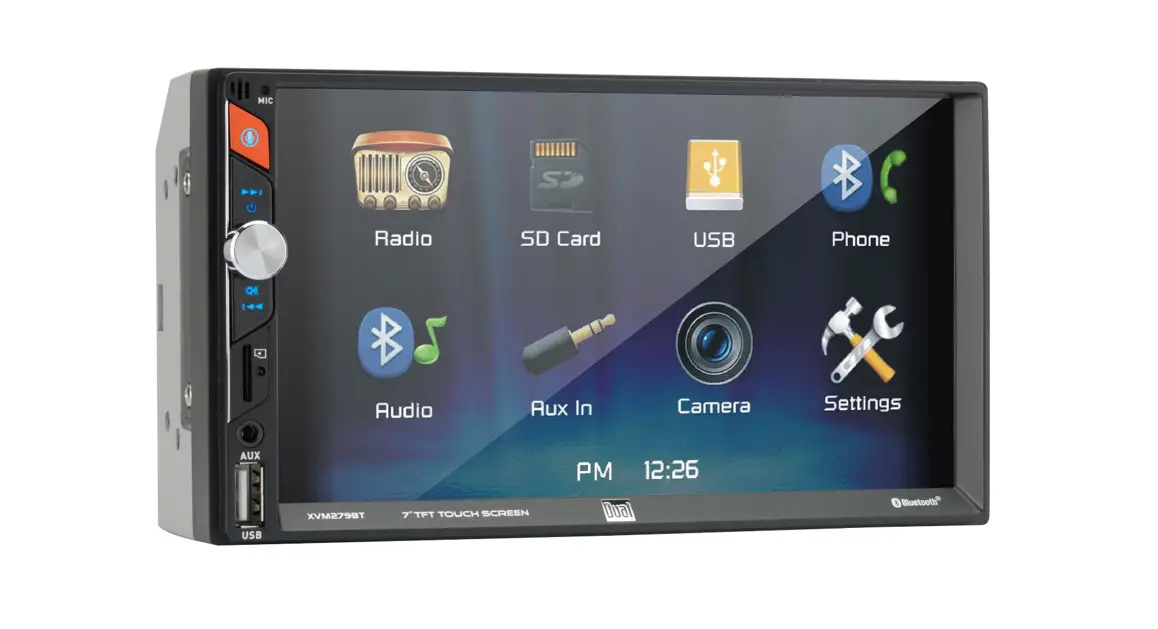Black Diamond Td6.2 Touchscreen Mechless Double Din Multimedia Radio Owner's Manual