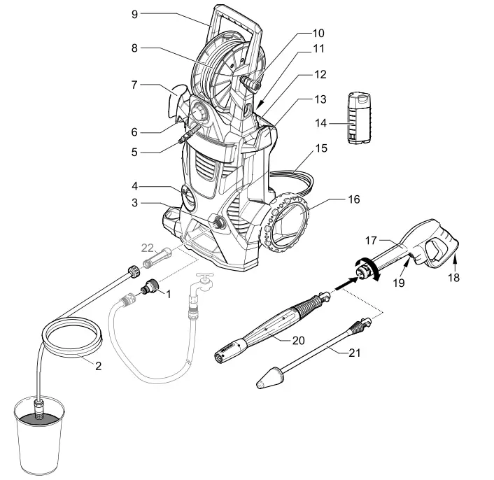 KARCHER 16033610 K5 Premium Electric Pressure Washer - Appliance