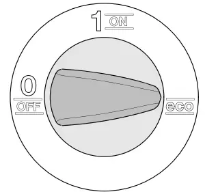 KARCHER 16033610 K5 Premium Electric Pressure Washer - Switch position