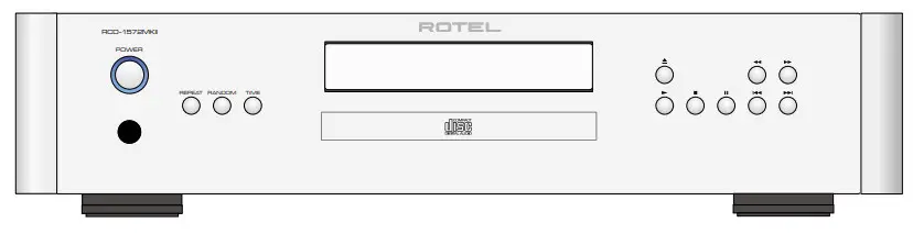 ROTEL RCD-1572MKII Stereo Compact Disc Player