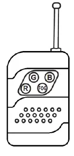 qtx FLARE-1000 LED Vertical Fog Machine fig 4