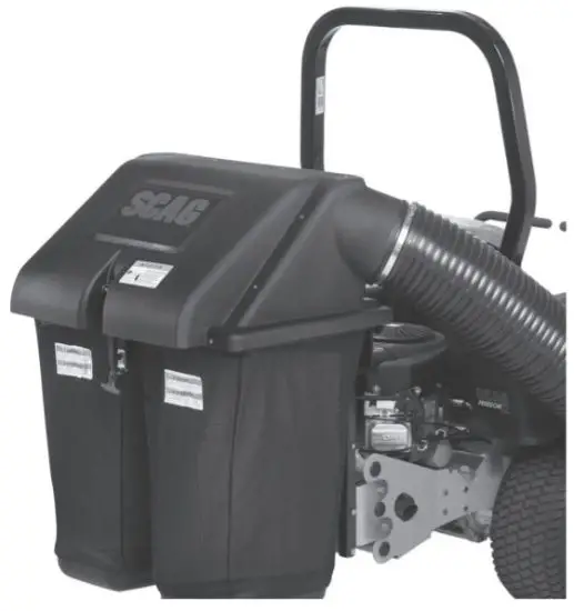 SCAG GC SZL Fabric 2 Bag Grass Catcher