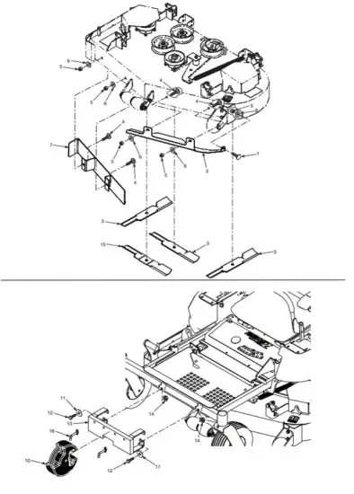 SCAG GC SZL Fabric 2 Bag Grass Catcher - WEIGHT COMPONENTS