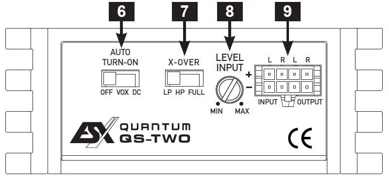 ESX QS-TWO Quantum Class D 2-Channel Nano Amplifier-7