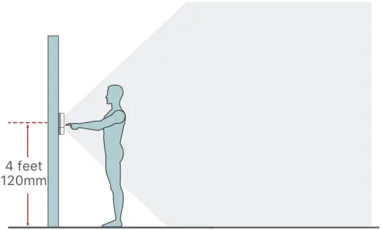 XTU BELLJ6 Video Select a location for your video doorbell