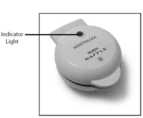 NOSTALGIA MWF5SERIES Waffle Maker fig 3