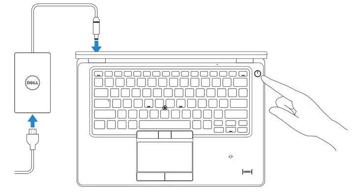 Connect the power adapter