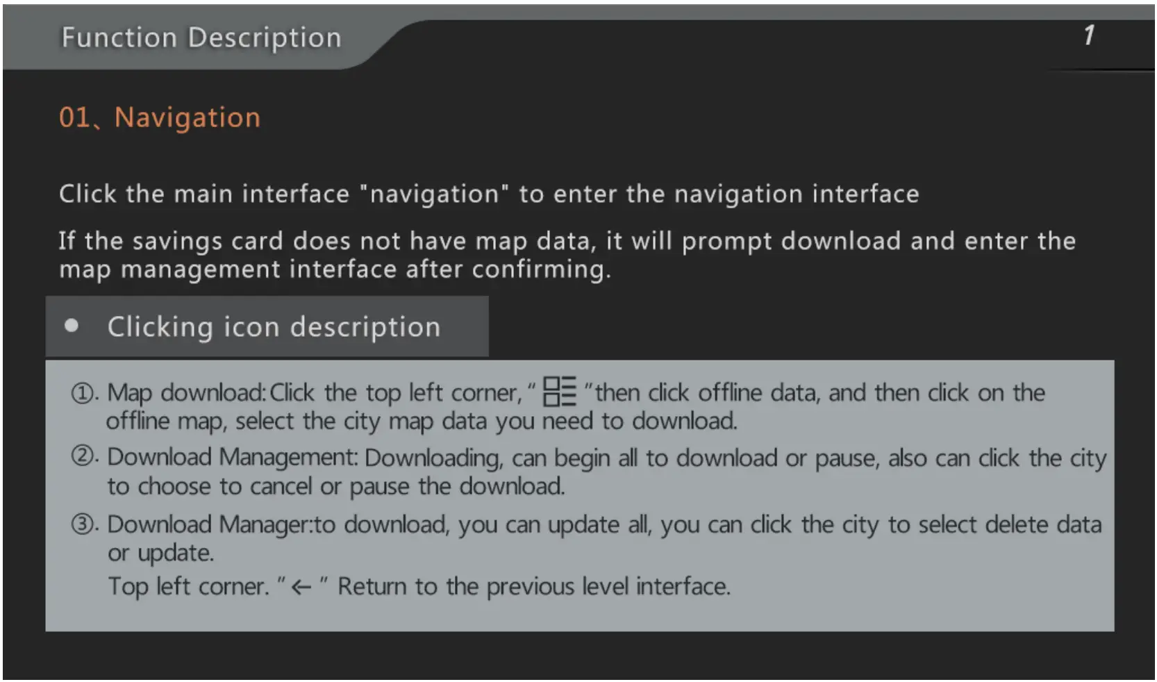 Shenzhen Shunxinda Trading A2768 Android Car Player - Function description