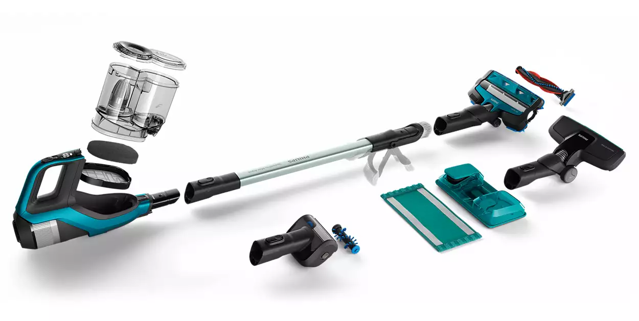 Philips Fc6904 Speedpro Max Aqua Cordless Stick Vacuum Cleaner Instruction Manual