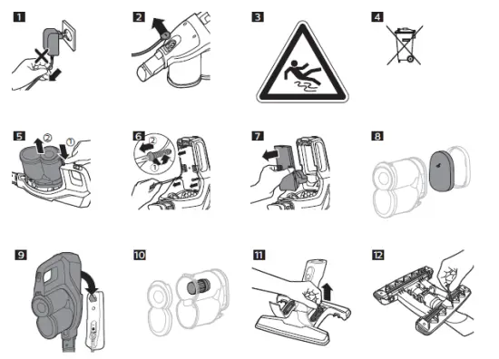 PHILIPS -FC6904-SpeedPro-Max-Aqua-Cordless Stick-Vacuum-Cleaner-fig-6