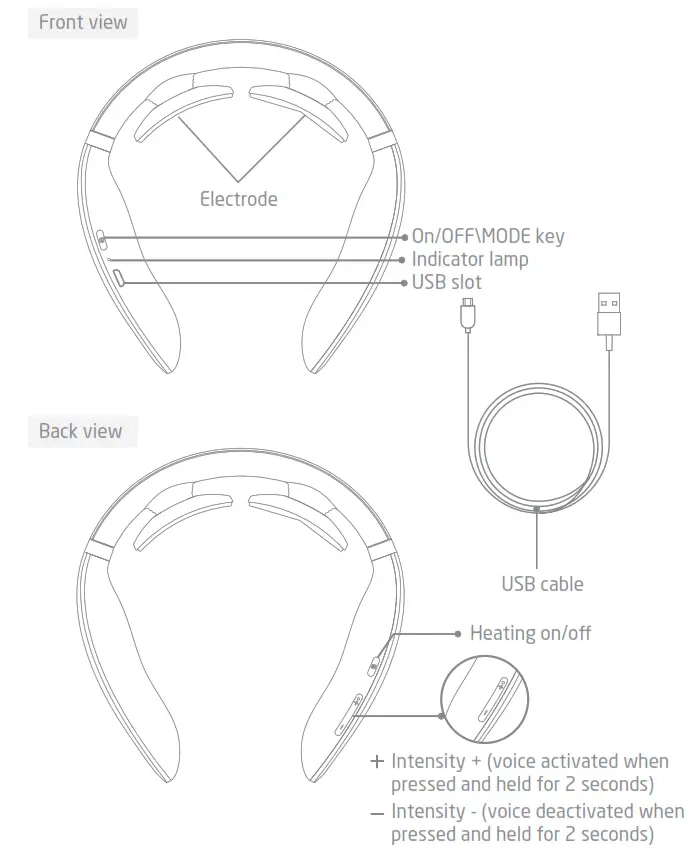 SKG K6 EN Smart Portable Neck Massager