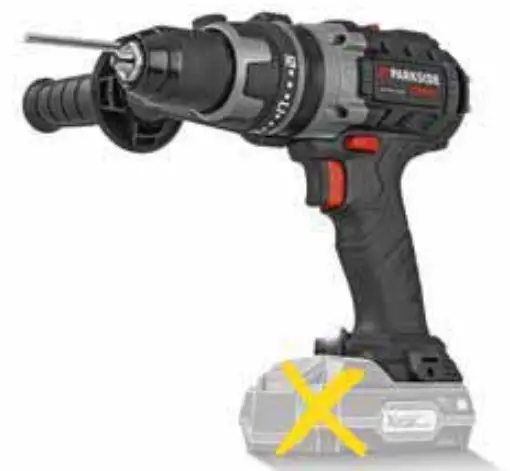 PARKSIDE PSBSAP 20 Li B2 Cordless Impact Drill 20V