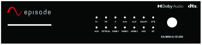 episode EA MINI 5 1D 200 Mini AV Receiver - Cover