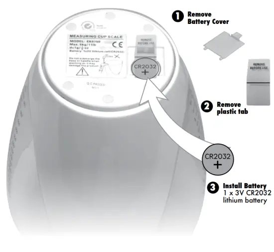 ACURITE 00930 Digital Kitchen Scale - Battery