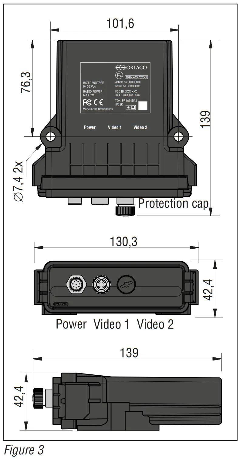 ORLACO 0300150 WISR Long Range - fig 2