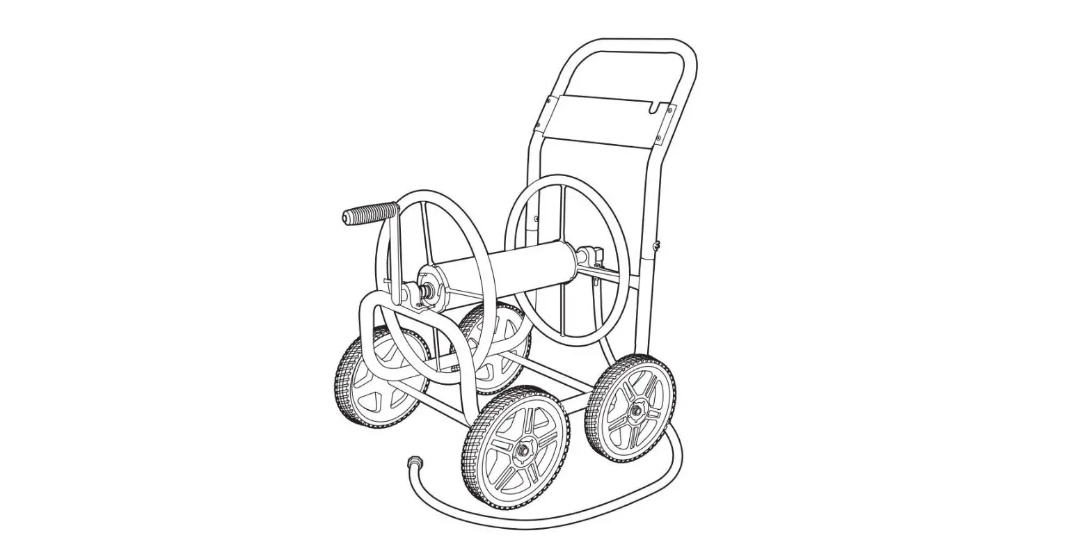 Hampton Bay 840-h Four-wheel Hose Cart User Guide