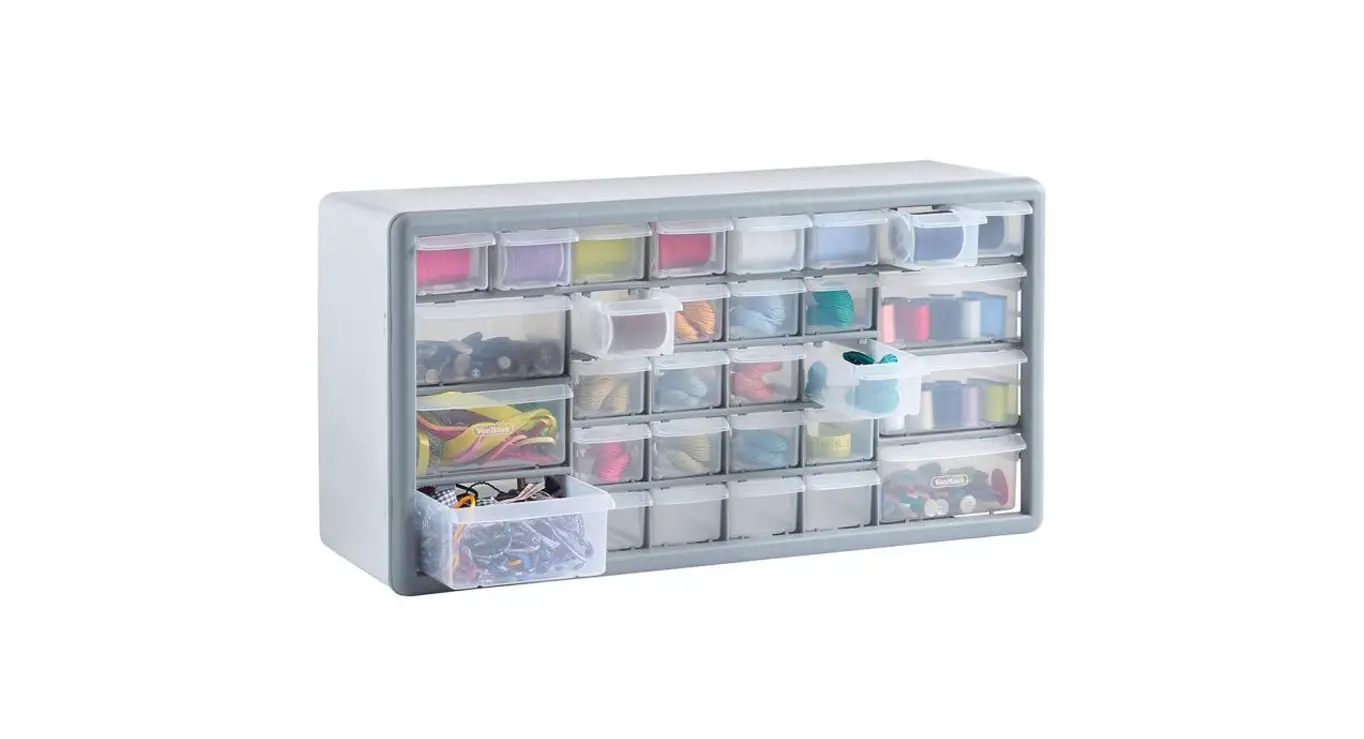 Vonhaus 3515232 White 30 Drawer Organiser Instructions