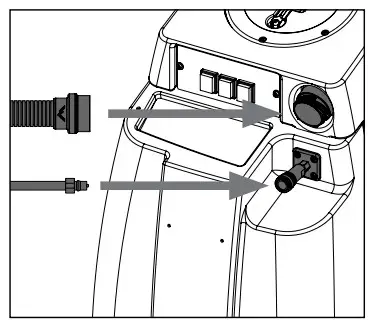 Mytee 2002CS Contractor’s Special 10 Gallon Heated Carpet Extractor - Connecting the Hoses