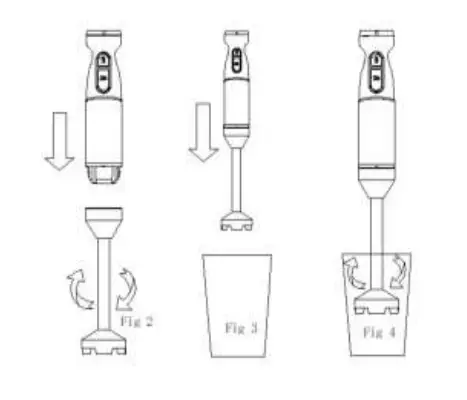 moa HB19 1000W Hand Blender-FIG-1