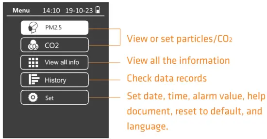 Temtop M2000C 2nd Generation Multi Functional Air Quality Detector - fig1