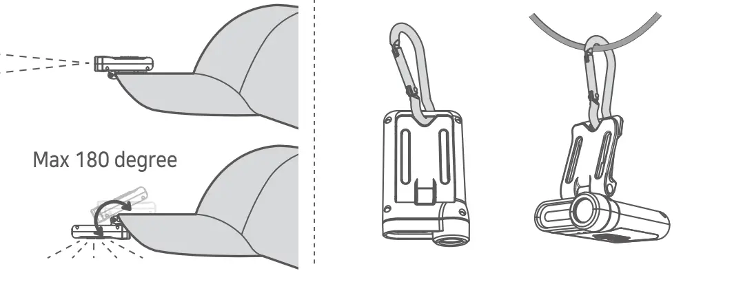 CLAYMORE-Capon-65A-Rechargeable-Cap-Light-FIG-8